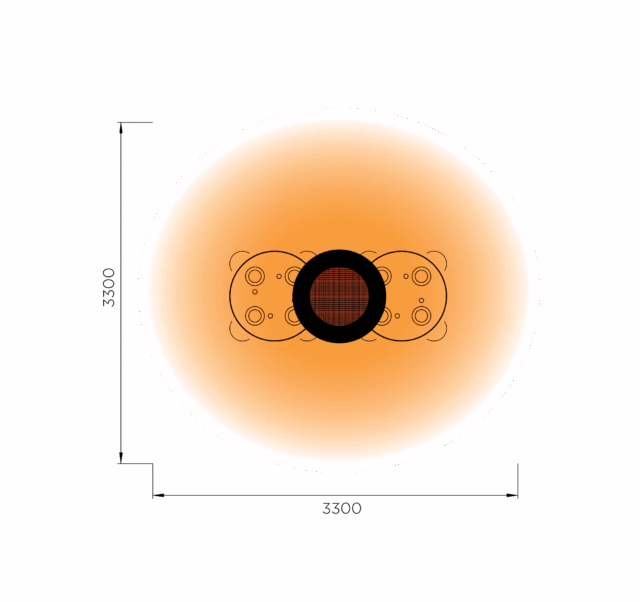 Eclipse-verwarmingsoppervlakte-EU Eclipse-verwarmingsoppervlakte-EU