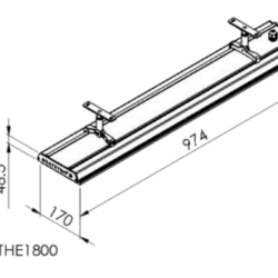 the1800eu-afmetingen THE1800EU - 1800 Watt Elegance Elektrische terrasverwarming